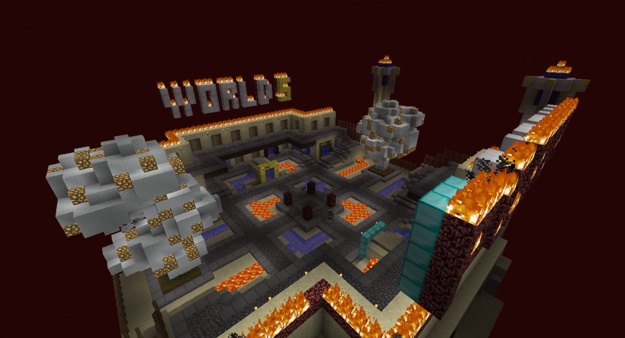 Pwegoserver portal hub Minecraft Map